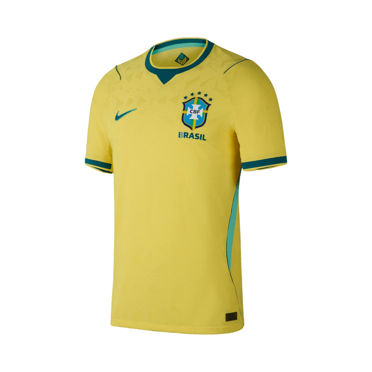 Nike Brazil 2026 Match Home "Canary/Light Menta/Geode Teal"