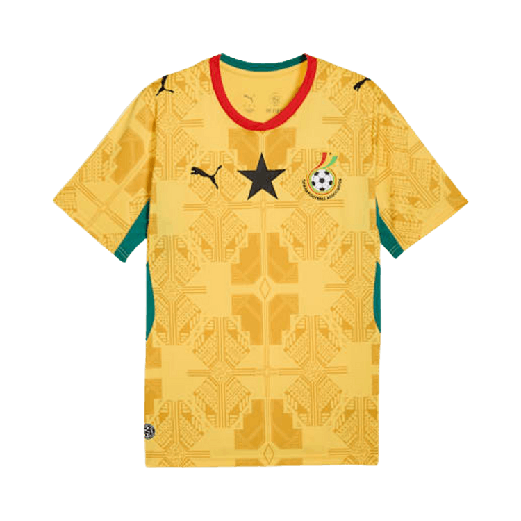 Puma Ghana 2026 Away Kit "Sunny Yellow-Archive Gold"