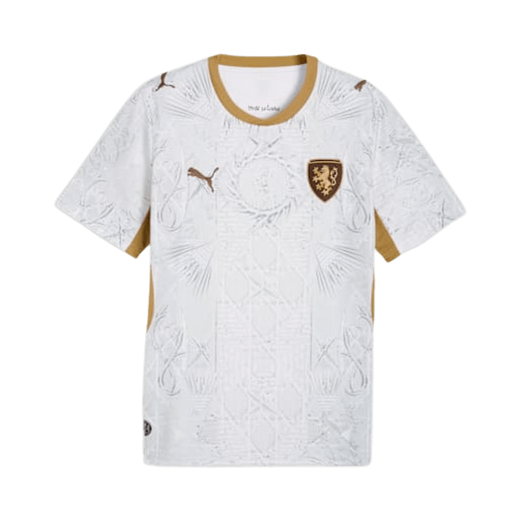 Puma Czech Republic 2026 Away Kit "Puma White-Matte Gold"