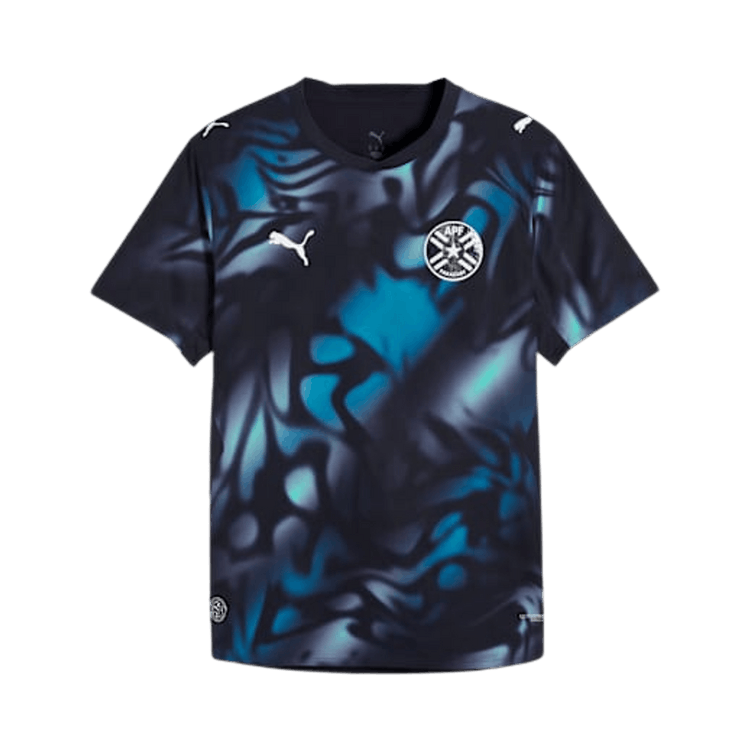 Puma Paraguay Authentic Away Jersey "New Navy-Tropical Blue"