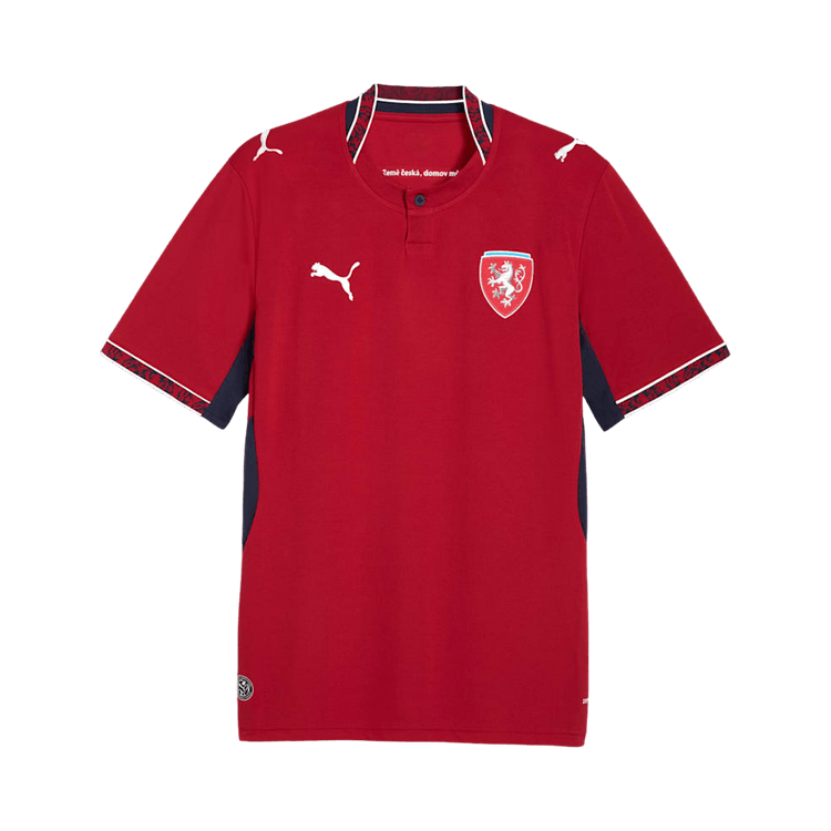 Puma Czech Republic 2026 Home Kit "Dark Cherry-Puma Navy"