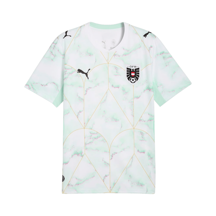 Puma Austria 2026 Away Kit Men "Puma White-Mint Melt"