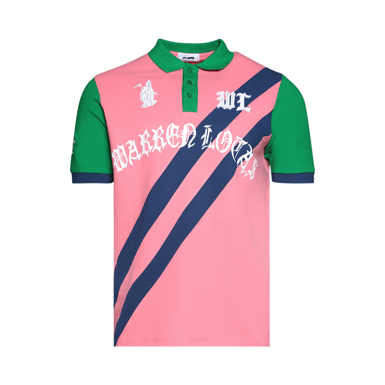 Warren Lotas Reaper Academy Polo "Pink/Navy/Green"