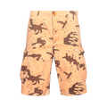 Hellstar Camo Shorts "Orange"