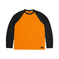 Corteiz Stencil Raglan Long-Sleeve "Orange/Black"