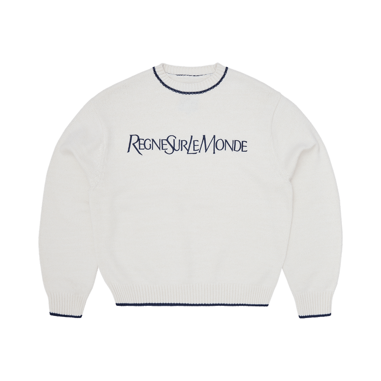Corteiz Rslm Knit Crewneck "Cream"