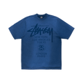 Stussy World Tour Tee "Sun Faded Navy"