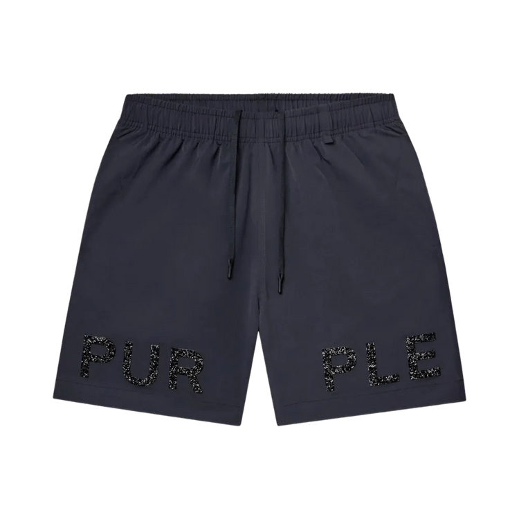 PURPLE BRAND Crystal All Around Short "Black"