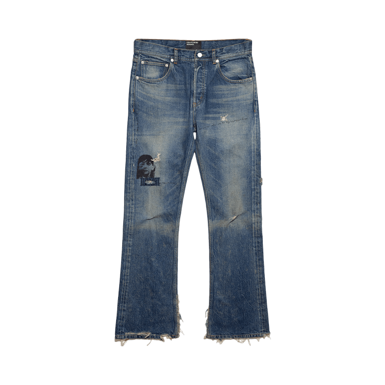 Enfants Riches Déprimés Only Son Bruised Jeans "Patched Deep Blue"
