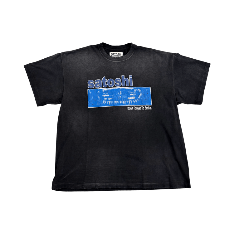 Satoshi Nakamoto Don't Forget To Smile Tee 'Black'