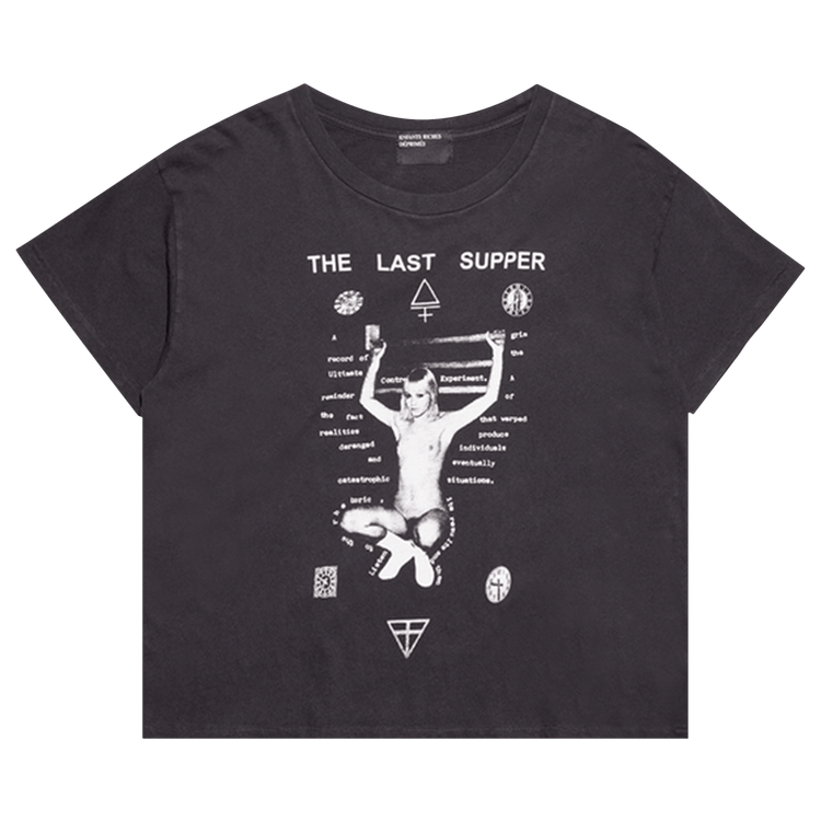 Enfants Riches Déprimés The Last Supper T-Shirt "Faded Black"