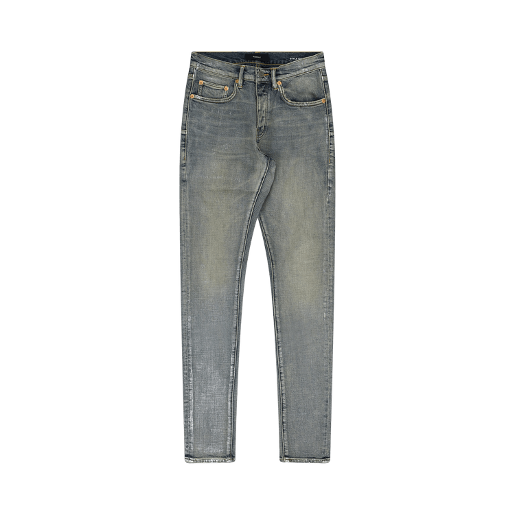 PURPLE BRAND Metallic Silver P001 Jeans "Indigo"