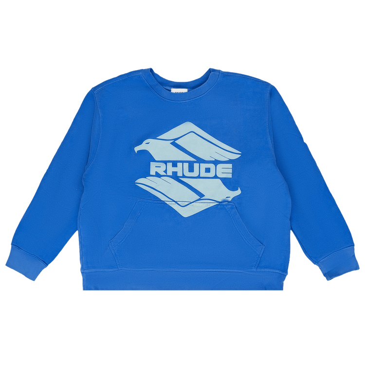 Rhude Dragon Crewneck "Blue"