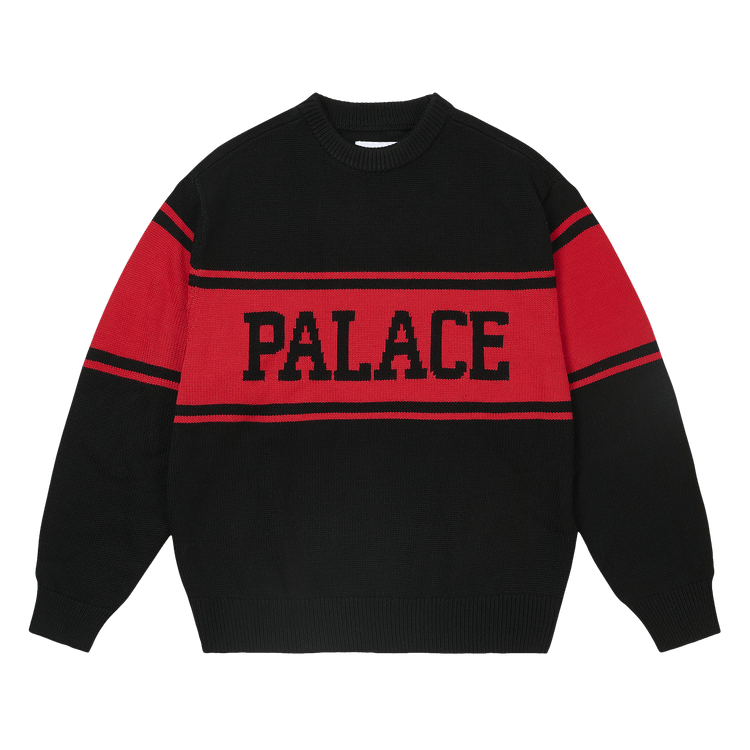 Palace College Stripe Knit "Black"