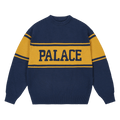 Palace College Stripe Knit "Navy"