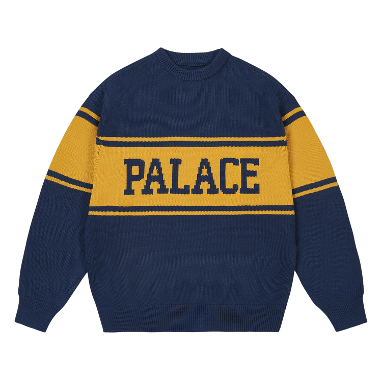 Palace College Stripe Knit "Navy"