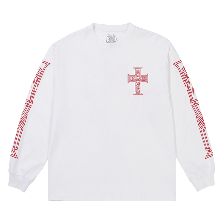 Palace Y So Cross Long-Sleeve "White"