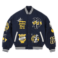 Palace Wolfgang Varsity Jacket "Navy"