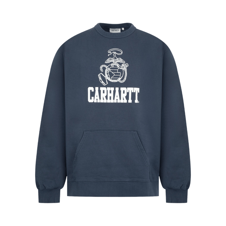 Carhartt WIP Pond Corps Sweatshirt "Blue"