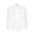 Auralee Garment-Dyed Finx Shuttle Weather Shirt "White"