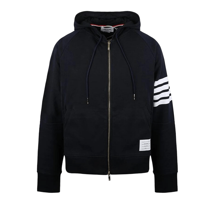 Thom Browne 4 Bar Classic Zip Up "Navy"