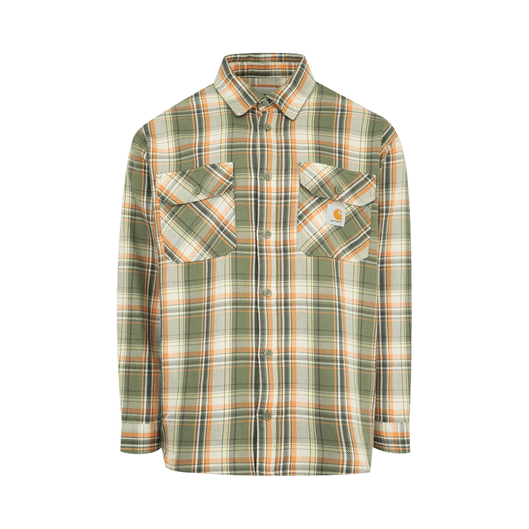 Carhartt WIP Long-Sleeve Tunick Shirt "Tunick Check/Dollar Green"