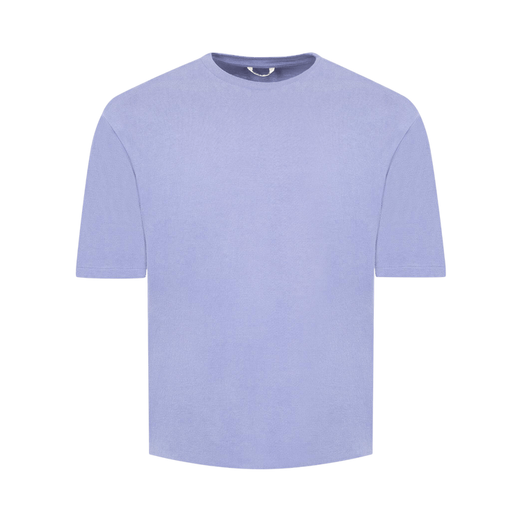 Auralee Brushed Organic Cotton Jersey Tee "Light Purple"