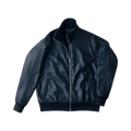 Y 3 A-Type Leather Track Jacket "Black"