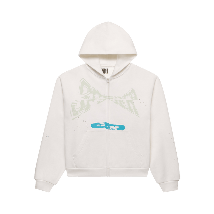 Sp5der T&F Zip Up "White"