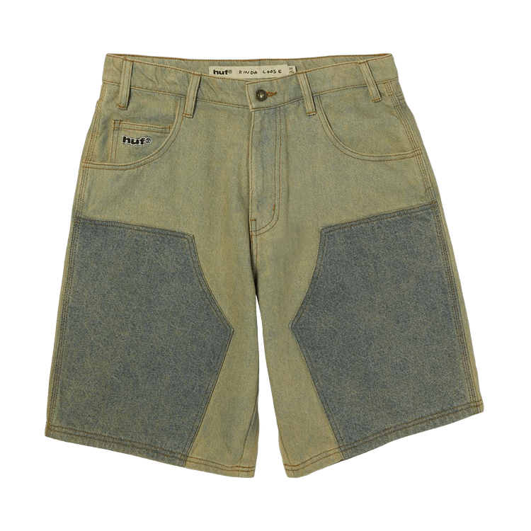 HUF Kinda Loose Double Knee Short "Light Indigo"
