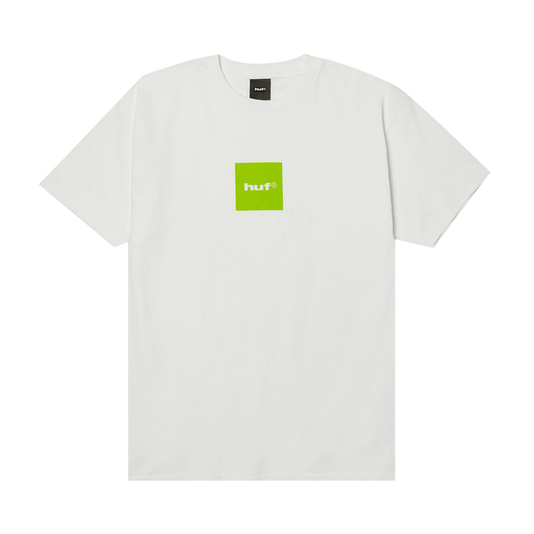 HUF 89 Box Logo Short-Sleeve Tee "White/Huf Green"