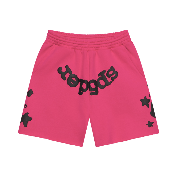 Sp5der Beluga Sweatshort "Pink"