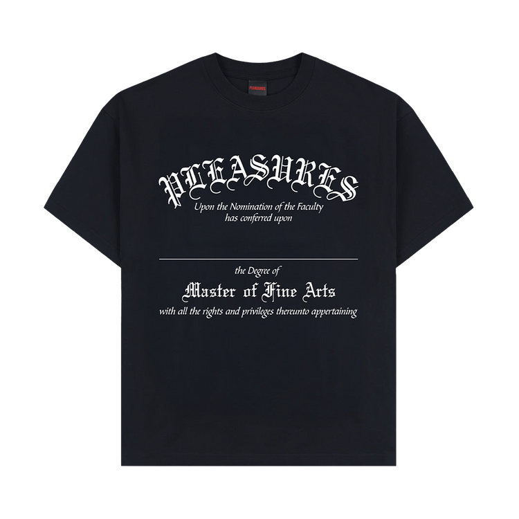 Pleasures Degree T-Shirt "Black"