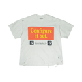 Satoshi Nakamoto Configure Tee "White"