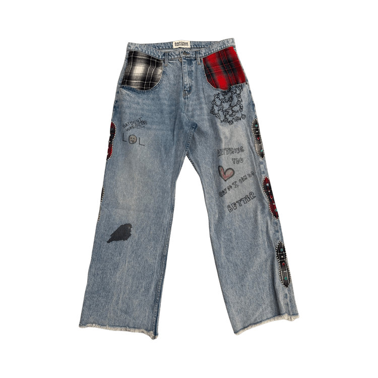 Satoshi Nakamoto Nessa Pant "Blue Denim"