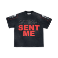 Satoshi Nakamoto Satoshi Sent Me Tee "Washed Black"