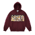 Palace Dick Jewell Zip Hood "Rich Wine"