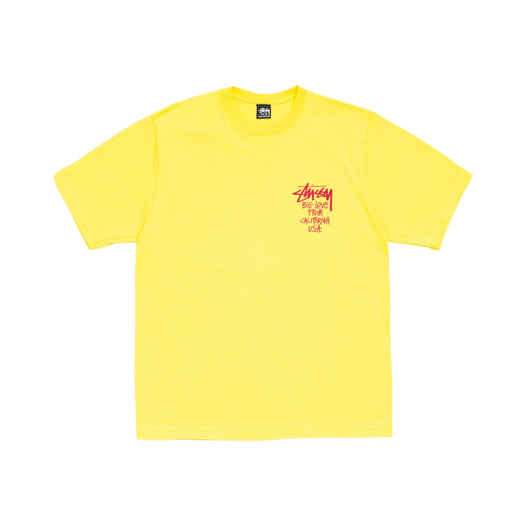 Stussy Big Love Tee "Lemon"