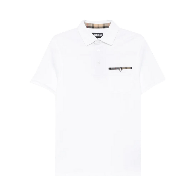 Barbour Corpatch Polo Shirt "White"