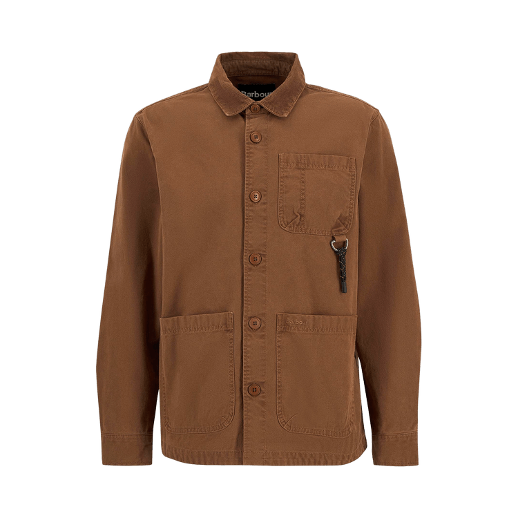 Barbour Bowland Garment Dyed Overshirt "Umber"