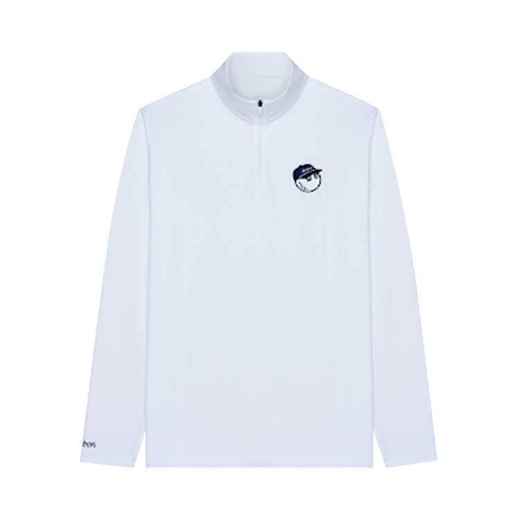Malbon Flyer Mid Layer Sweatshirt "White"