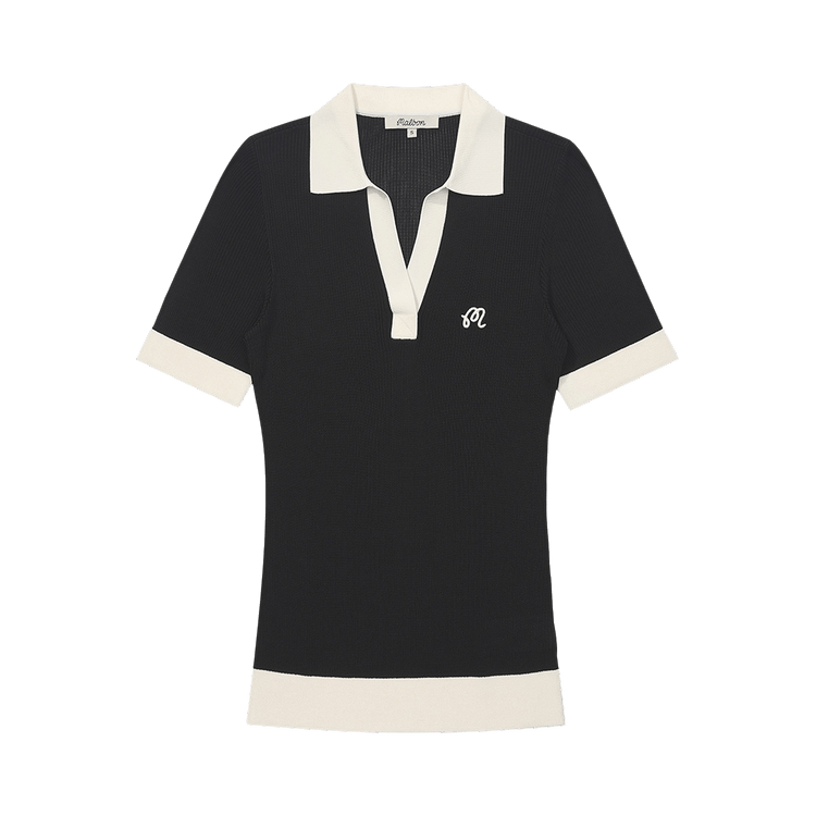 Malbon Melany Polo Shirt "Black Onyx"