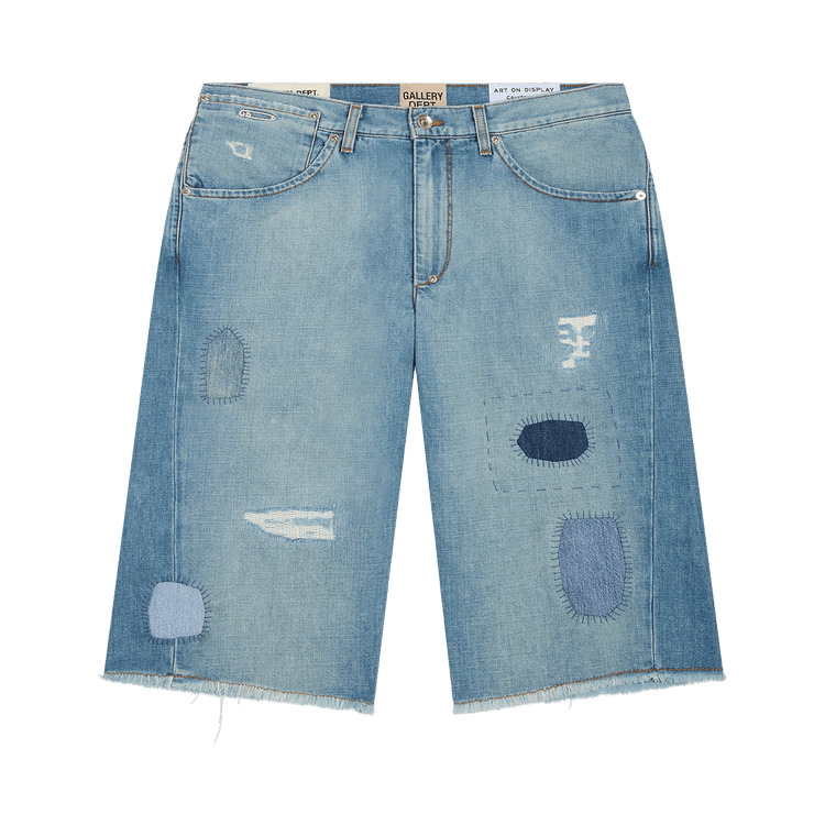 Gallery Dept. Zip Shorts "Indigo"
