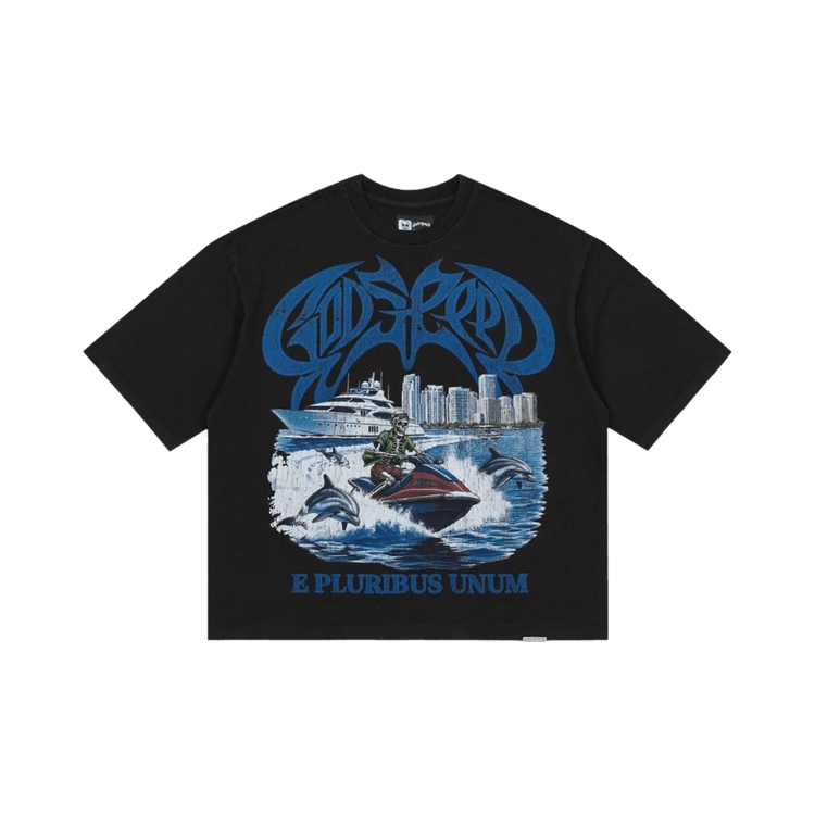 Godspeed GMYC Wave Runner T-Shirt "Black"