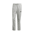 Adidas Essentials 3-Stripes Open Hem Fleece Pants "Medium Grey Heather / Black"