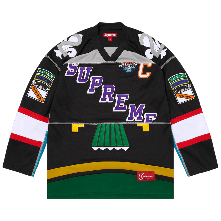 Supreme Paneled Hockey Jersey "Black"