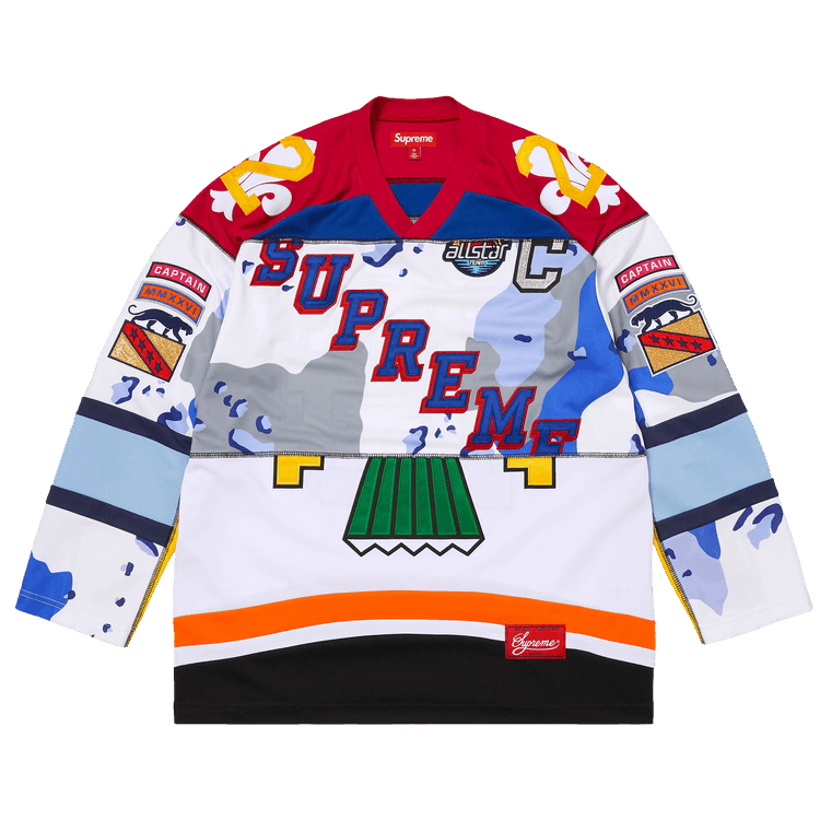 Supreme Paneled Hockey Jersey "White"