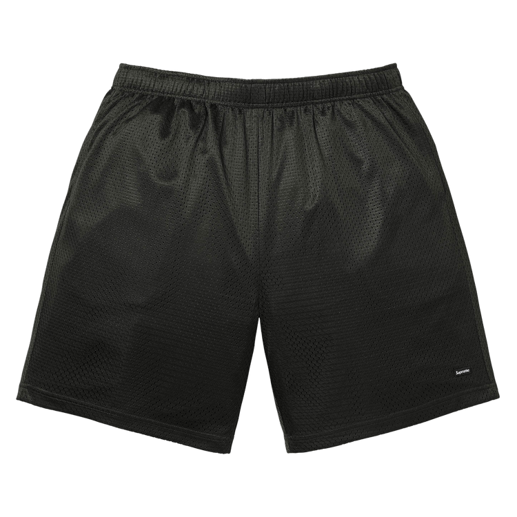 Supreme Small Box Baggy Mesh Short "Black"