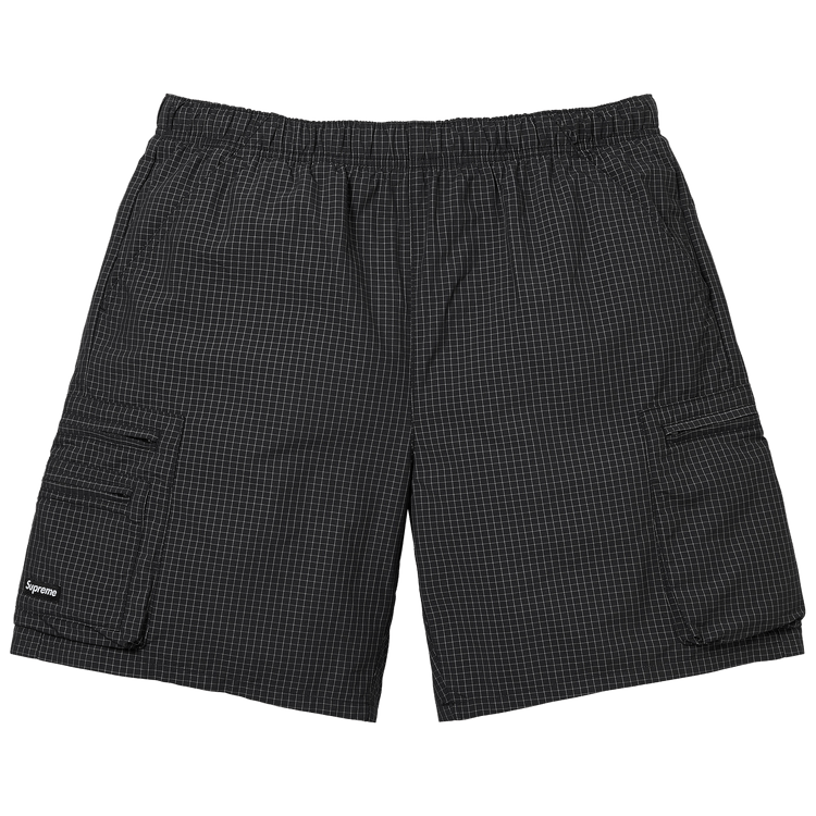 Supreme Ripstop Cargo Water Short "Black"