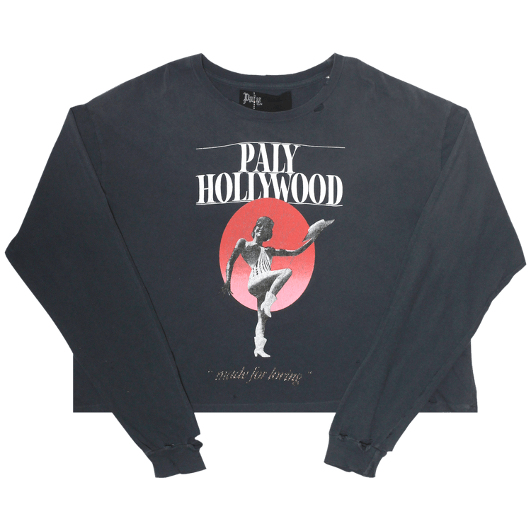 Paly Hollywood Myra Breckenridge Long-Sleeve Tee "Vintage Black"